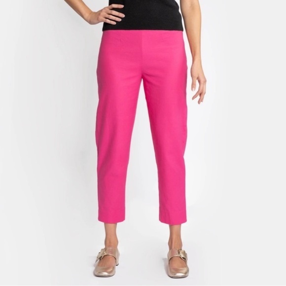 Frances Valentine Pink Cropped Pants - Picture 1 of 5